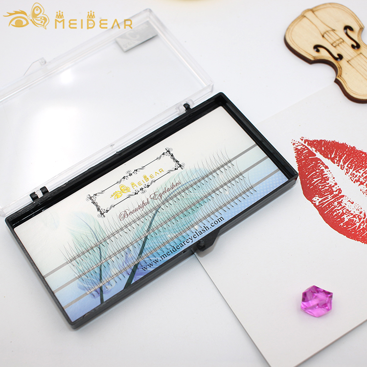 Factory hot sale 0.07mm C curl 3D lashes 4D 5D 6D 9mm pre fan lashes 